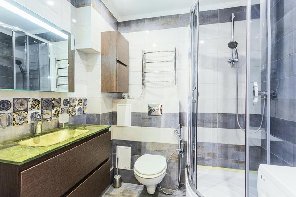 Панорамный Вид 15 Этаж. Набережная Днепра Kiev Exterior foto